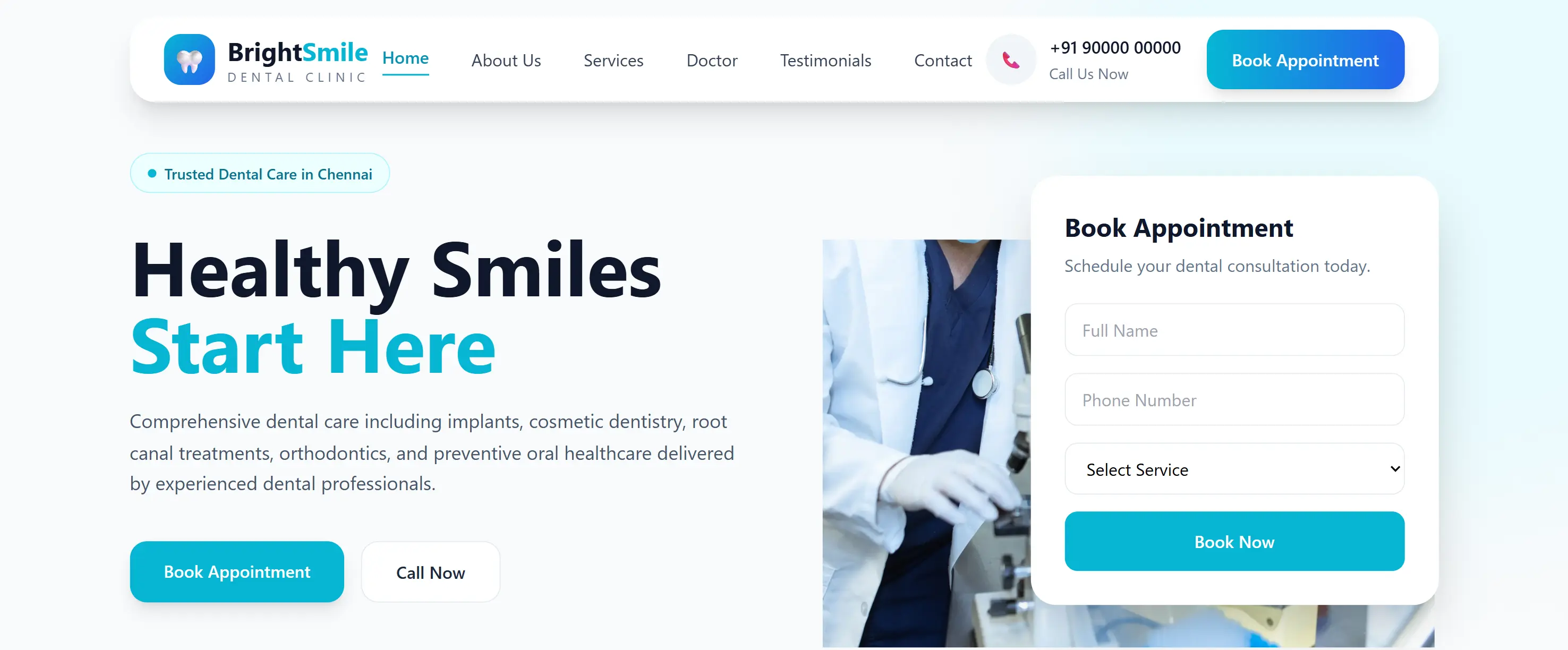 Dental Clinic Website