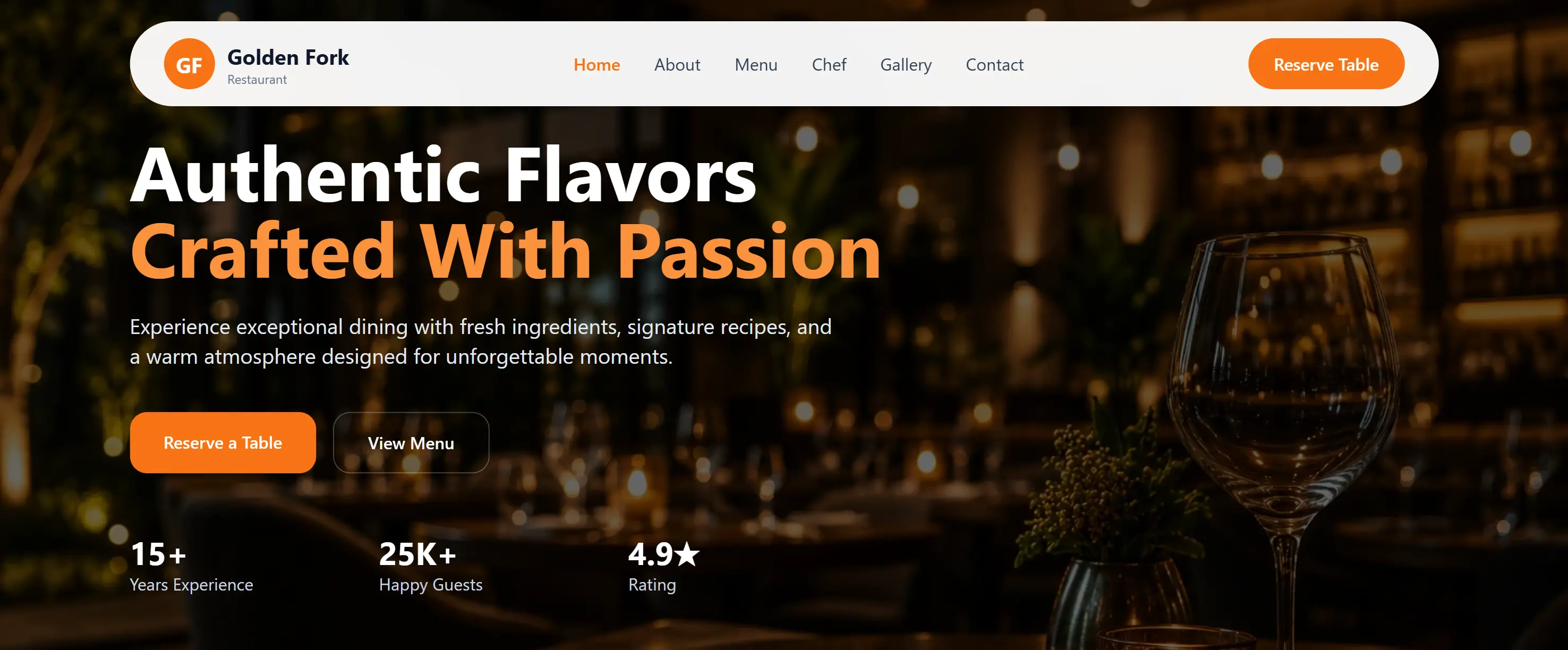 Restaurant Website