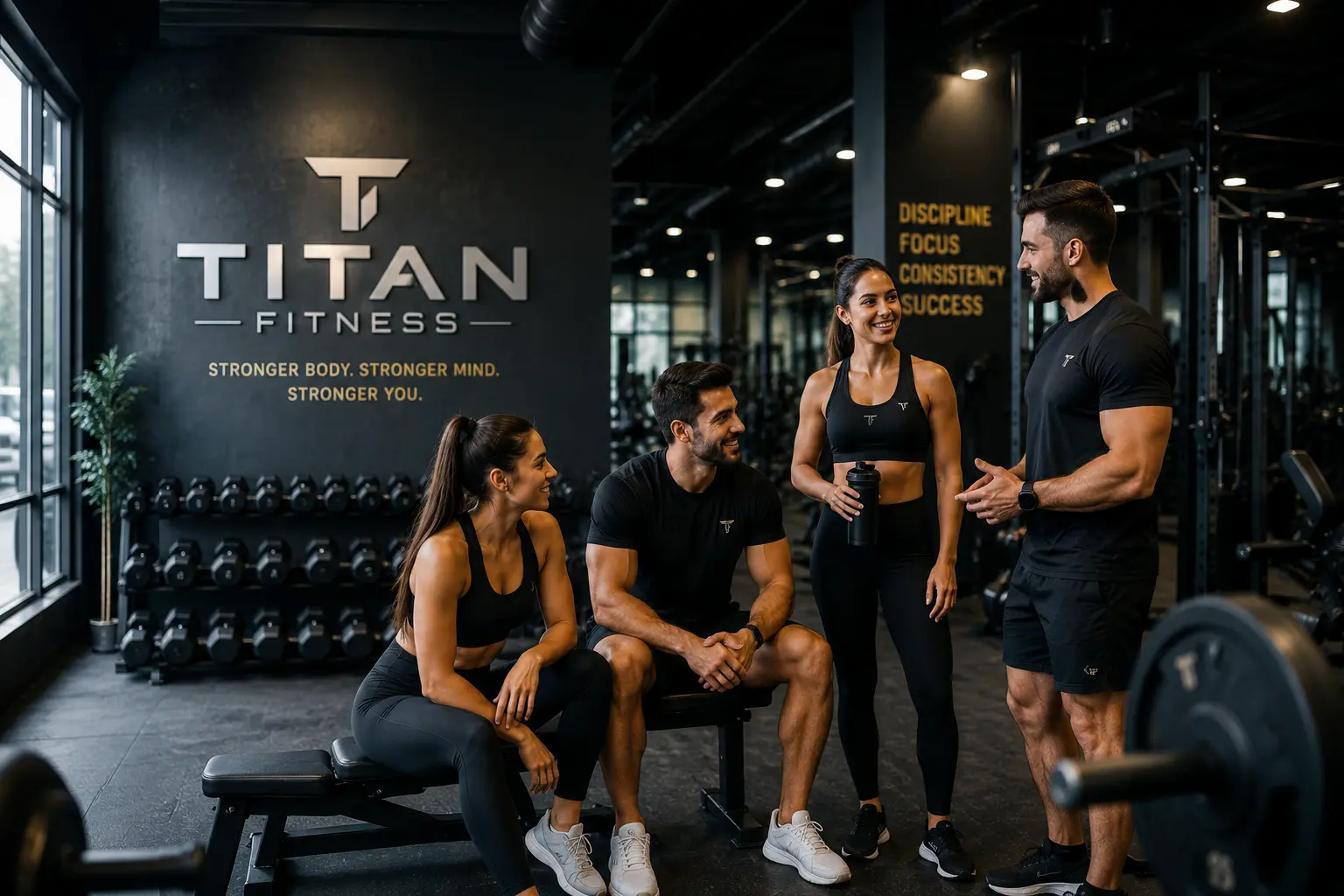 Titan Fitness Gym Interior