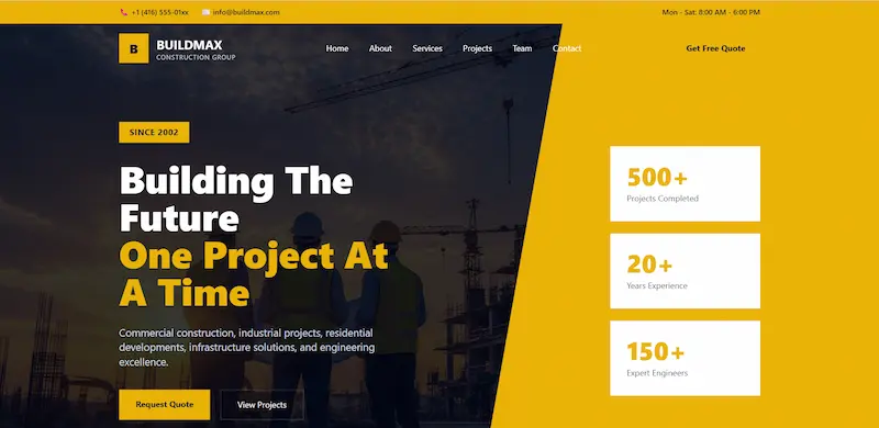 Construction Website
